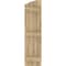 Ekena Millwork Americraft 4-Board (3 Batten) Wood Joined Board-n-Batten Shutters w/Ellipt Top, ARW401BE414X77UNH, PR ARW401BE414X77UNH - alternate 3
